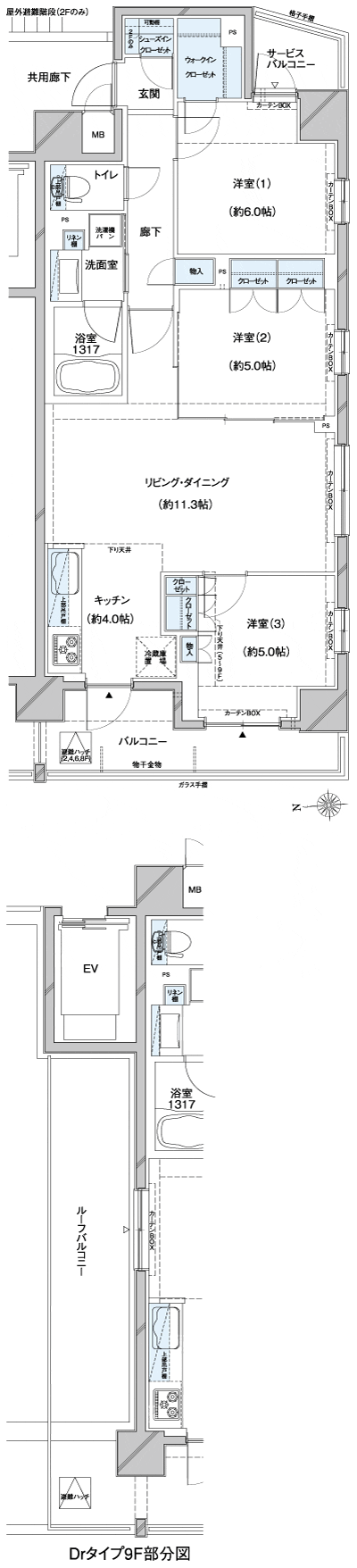 Floor: 3LDK + WIC + SIC, the occupied area: 70.39 sq m, Price: 44,800,000 yen, now on sale