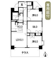 Floor: 2LDK + S (storeroom) + WIC + SIC, the occupied area: 70.28 sq m, Price: 40,500,000 yen, now on sale
