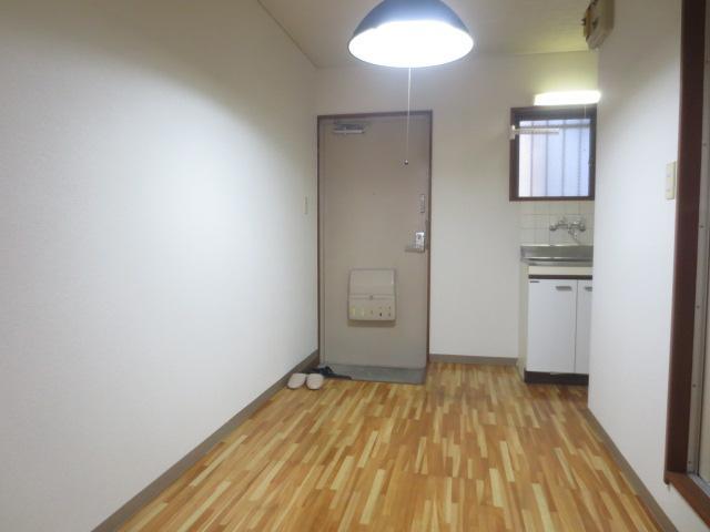 Living and room. Kitchen space