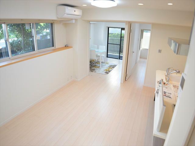 Living. Floor heating in the living part ・ Air-conditioned