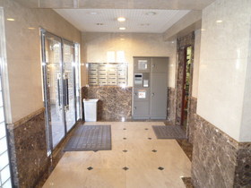 Entrance. There entrance home delivery locker! 