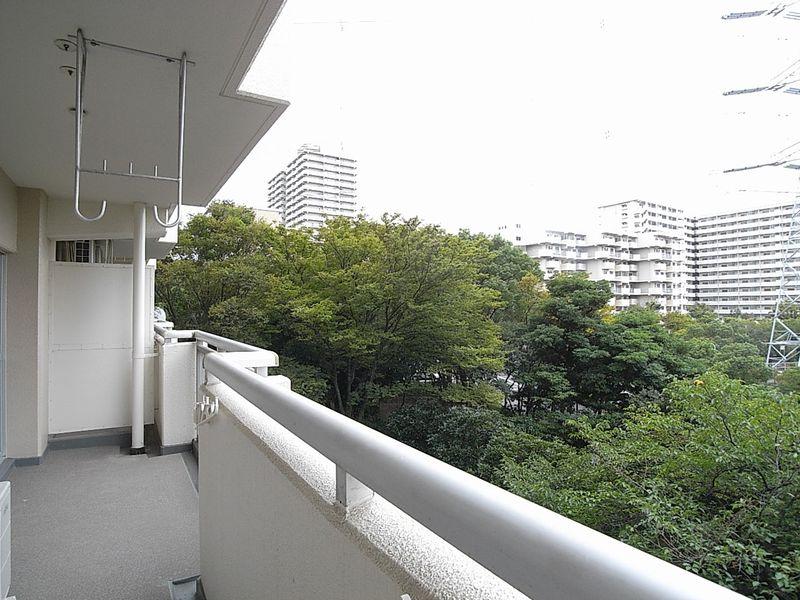 Balcony. View as seen from the balcony