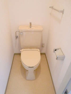 Toilet. Warm toilet toilet