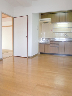 Living and room. Flooring of dining
