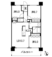 Floor: 3LDK, the area occupied: 72.1 sq m, Price: 40,531,000 yen, now on sale