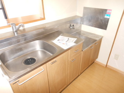 Kitchen. kitchen ・ Two-burner gas stove installation Allowed