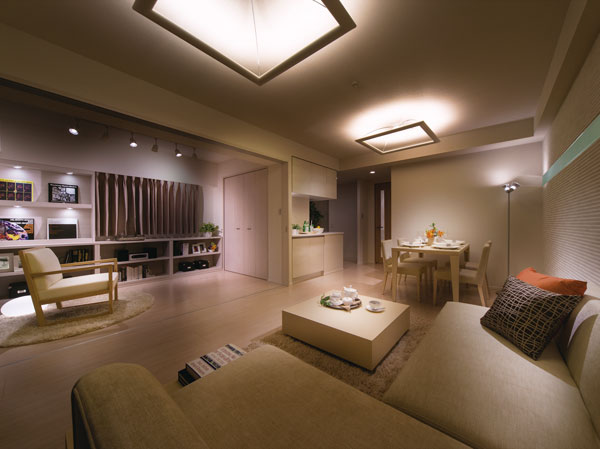 Living. Living-dining kitchen