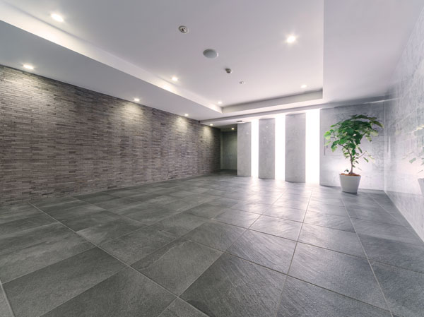 Shared facilities.  [Entrance hall] Entrance Hall was calm marble paste the wall is beautiful space. I feel the peace in simple.