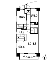 Floor: 3LDK + 2WIC + P + SB, the occupied area: 71.02 sq m