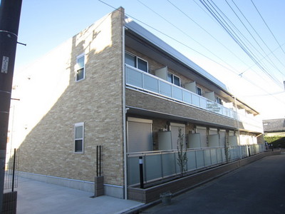 Building appearance. Parking Lot ・ There are storage bike