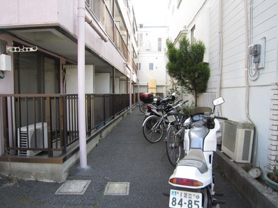 Other common areas. bicycle parking space