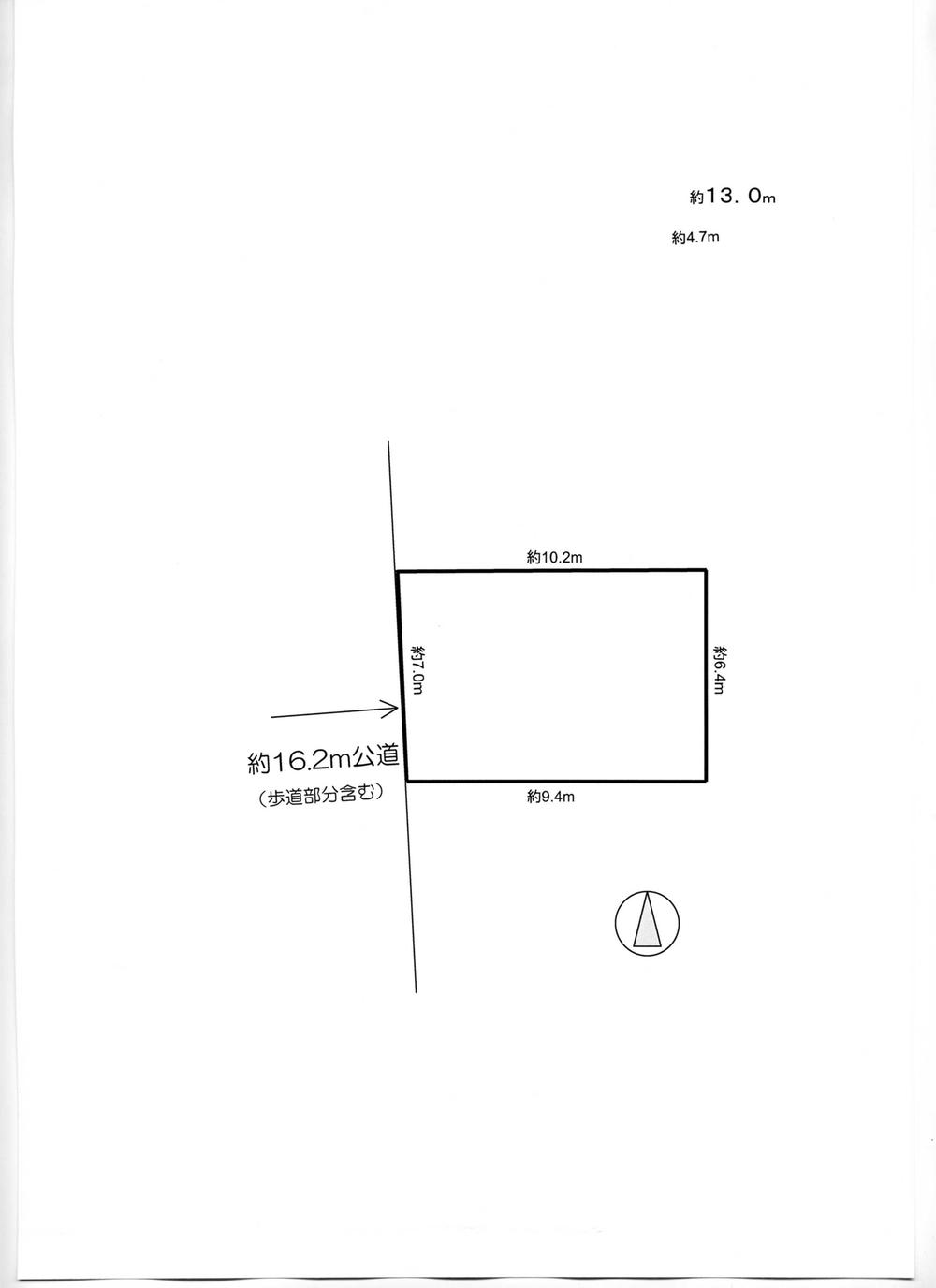 Compartment figure. Land price 29,800,000 yen, Land area 65.99 sq m