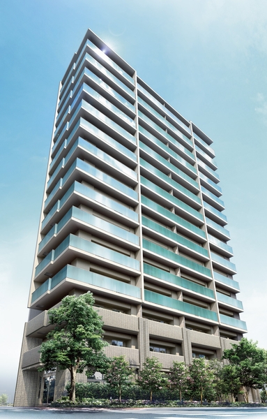 Exterior - Rendering. Which was raised to draw on the basis of the blueprint, In fact and it may be slightly different.