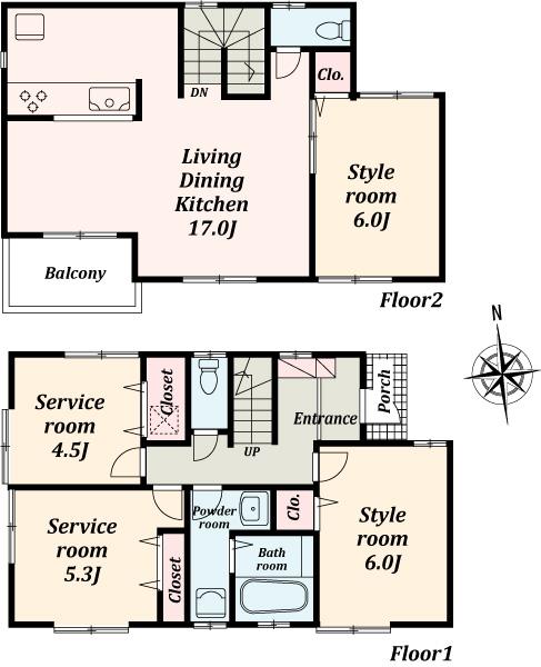 Floor plan. 250m to fresh food Museum HOTODA