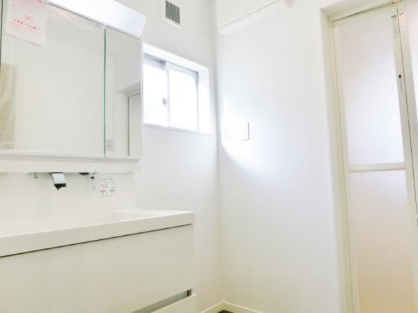 Wash basin, toilet. Bathroom vanity