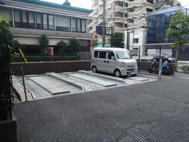 Parking lot. Common areas