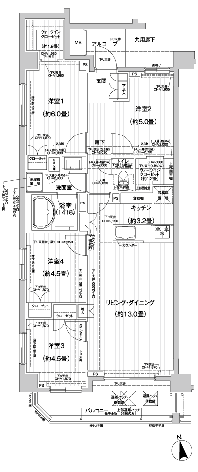 Floor: 4LDK, the area occupied: 81.2 sq m, Price: 40,800,000 yen, now on sale