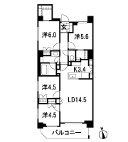 Floor: 4LDK, occupied area: 86.57 sq m, Price: 47,200,000 yen, now on sale