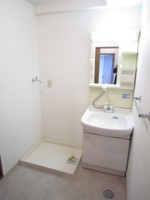 Washroom. Wash basin with shampoo dresser / Laundry Area