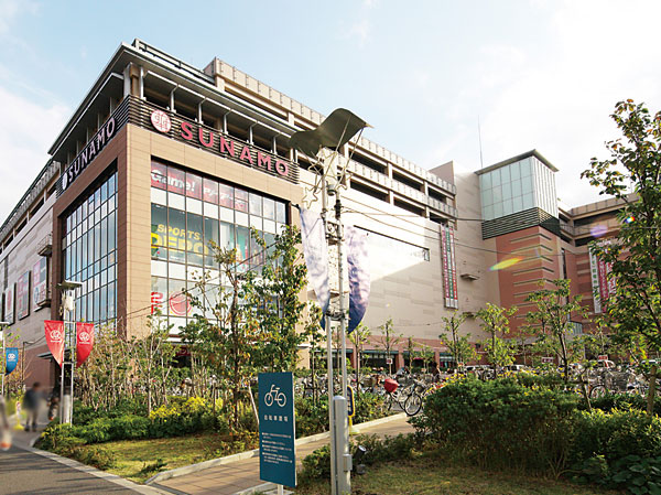 Surrounding environment. SUNAMO (about 2400m, Bicycle about 10 minutes)