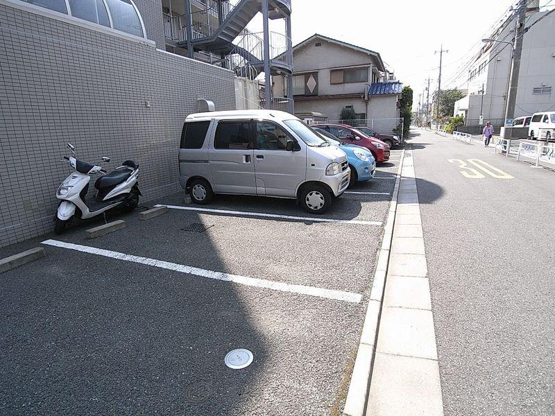 Parking lot. Plane parking