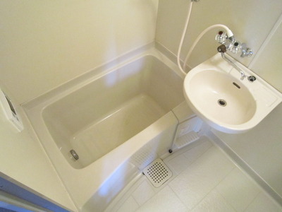 Bath. Bathroom with cleanliness