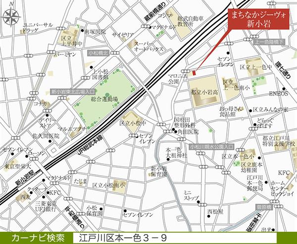 Local guide map.  ※ Traffic guide map