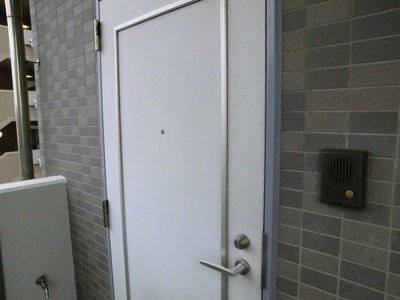 Entrance. Bright feel of the entrance door