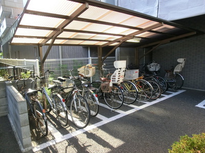 Other common areas. There is bicycle storage on site. 