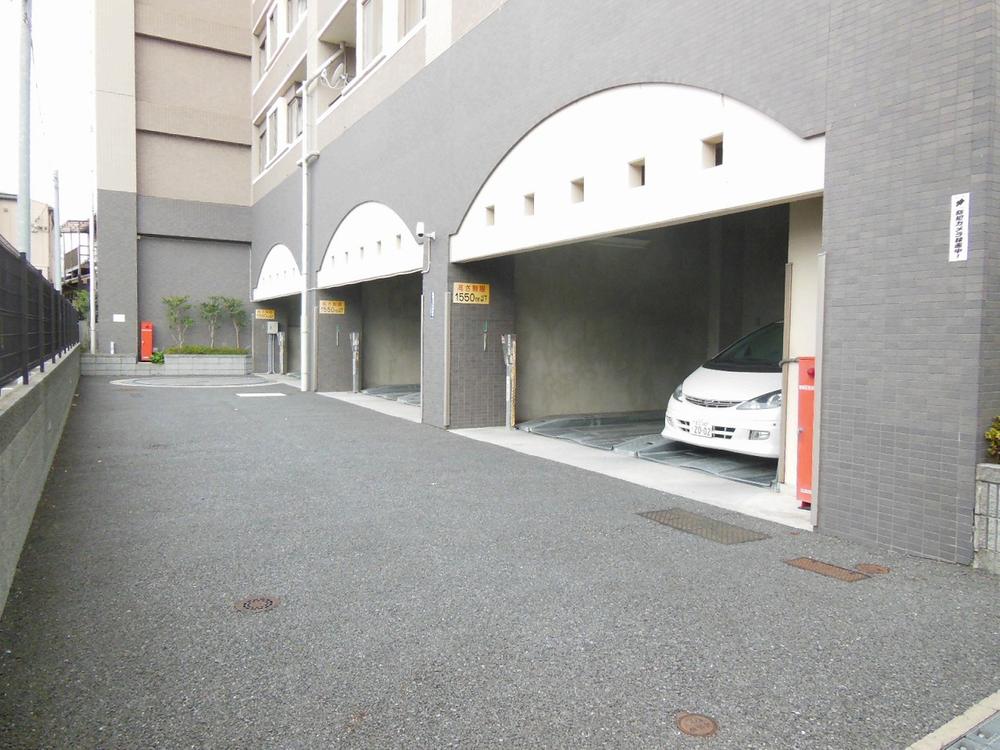 Parking lot. Common areas