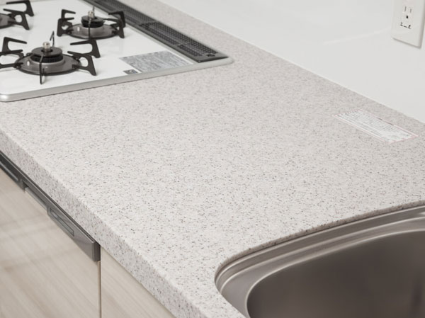 Kitchen.  [Artificial marble spacious countertops] Taking into account the ease of cooking, Maximum widely secure a work space. Not only can leisurely cooking, Is a stylish impression there is a feeling of cleanliness.