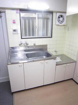 Kitchen. Gas stove is installed Allowed