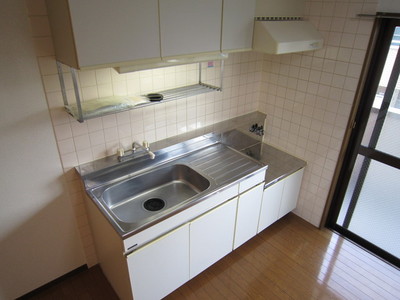 Kitchen. Gas stove installed Friendly Kitchen