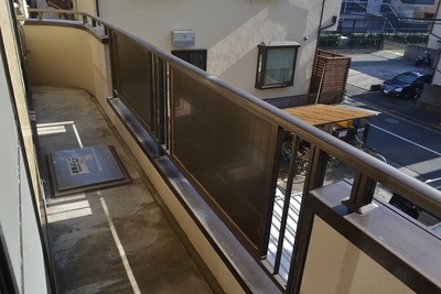 Balcony. South-facing sun per preeminent, You can sleep on the futon to the smell of the sun