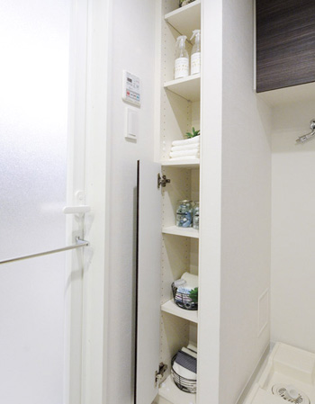 Interior. Linen cabinet