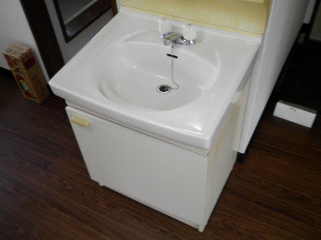 Washroom. Independent wash basin