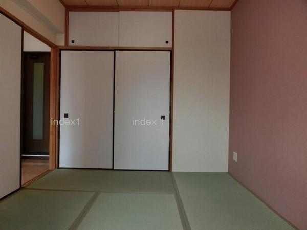 Non-living room. A clean Japanese-style room with a closet of large capacity!