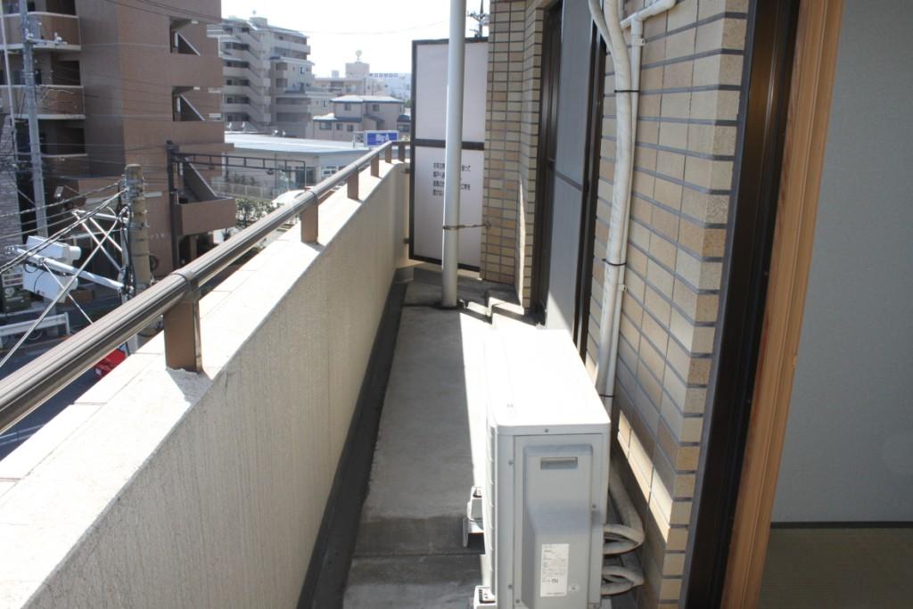 Balcony. Good south-facing balcony per yang