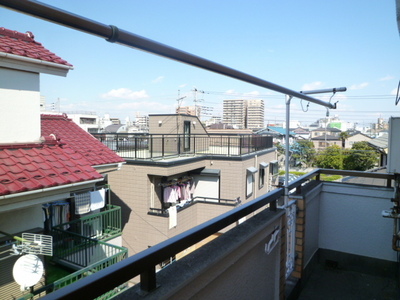 Balcony. The view from the balcony