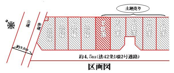 Compartment figure. Land price 38,800,000 yen, Land area 88.1 sq m