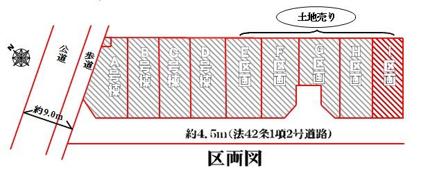Compartment figure. Land price 36 million yen, Land area 80.9 sq m