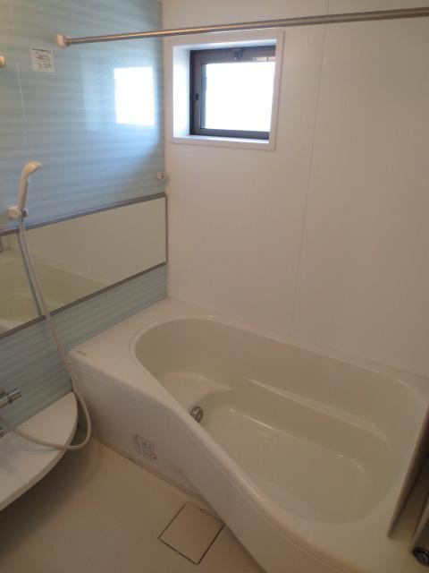 Bath. Hitotsubo bus welcoming spacious bath