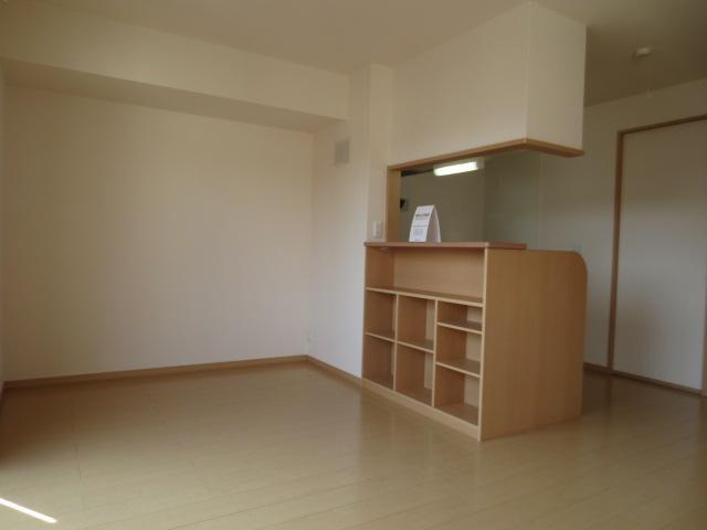 Living and room. You can also use the counter show storage