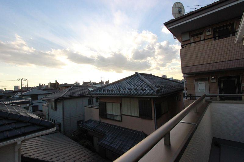 Balcony. View from the third floor balcony