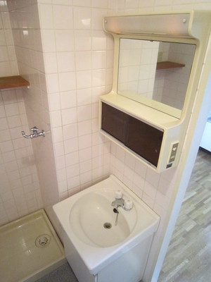 Washroom. Convenient independent wash basin