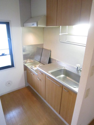 Kitchen. Two-burner gas stove installation Allowed ・ Yes window