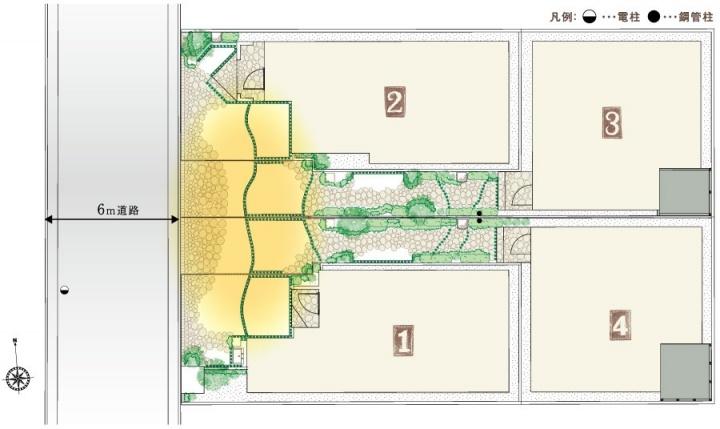 The entire compartment Figure.  [The entire compartment Figure] All mansion two-story plan