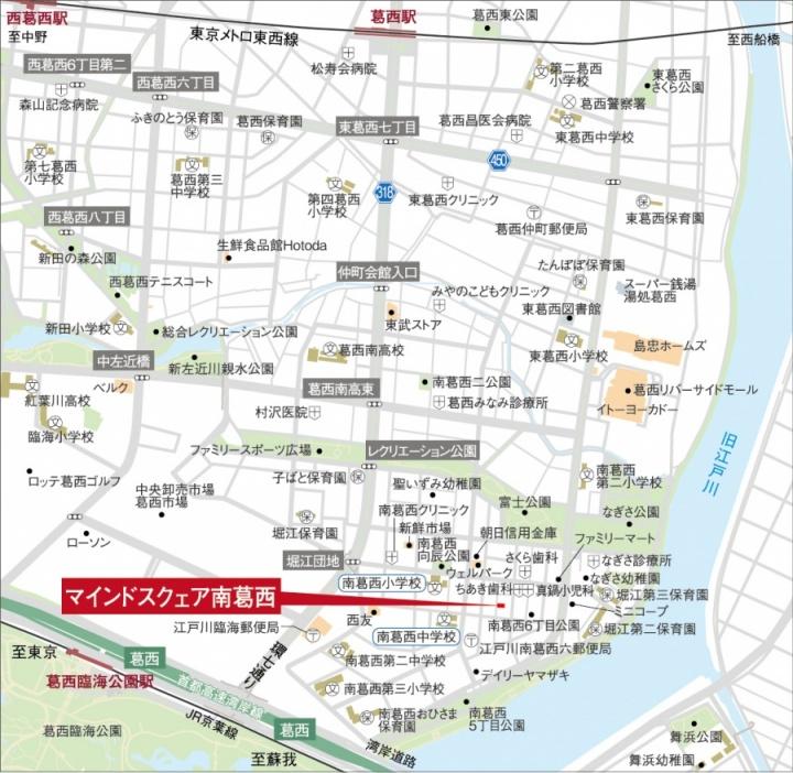 Local guide map. Local guide map