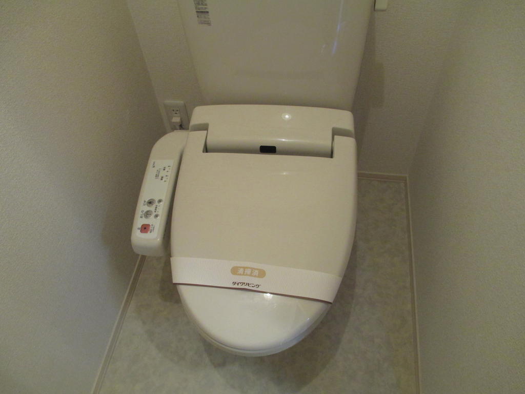 Toilet. Heating toilet seat