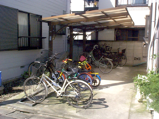 Other common areas. Bicycle-parking space